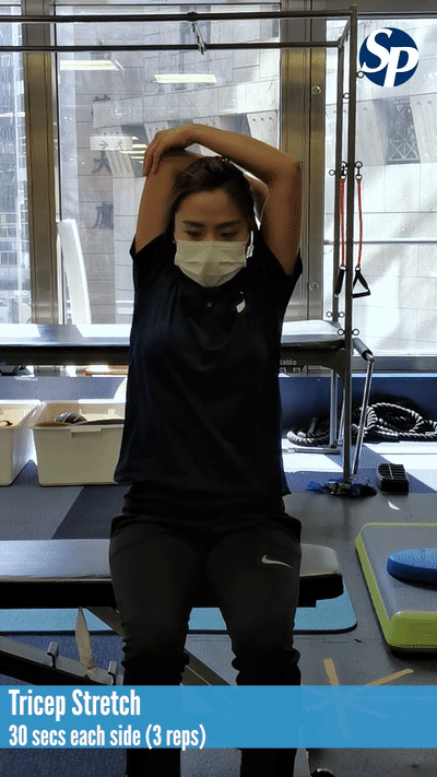 Shoulder stretch-TRicep stretch